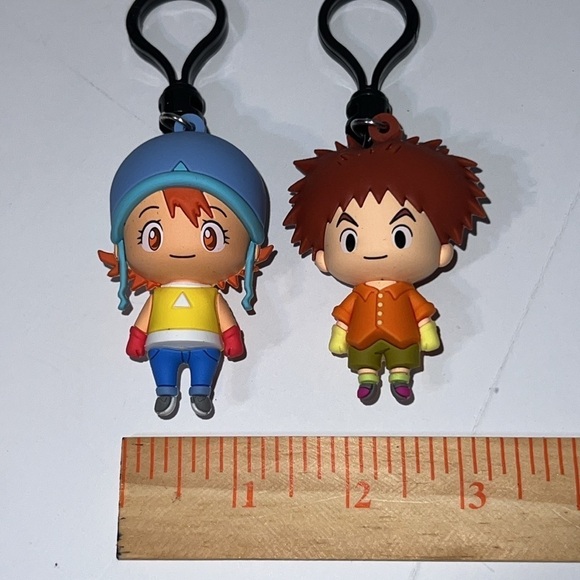 Digimon Bundle Of Two Figural Bag Clips - Picture 4 of 5